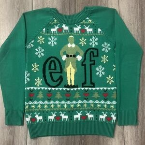 ELF Green Knit Sweater